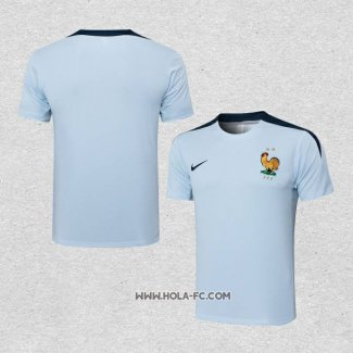 Camiseta de Entrenamiento Francia 2024-2025 Azul Claro