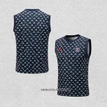 Camiseta de Entrenamiento Paris Saint-Germain Jordan 2022-2023 Sin Mangas Azul