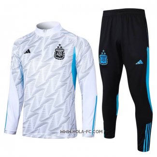 Chandal de Sudadera del Argentina 2023-2024 Nino Blanco