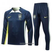 Chandal de Sudadera del Brasil 2023-2024 Azul