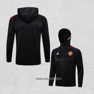 Chaqueta con Capucha del Manchester United 2022-2023 Negro