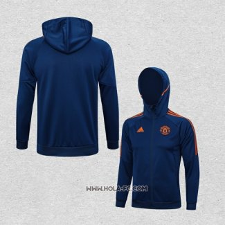 Chaqueta con Capucha del Manchester United 2023-2024 Azul