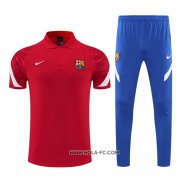 Conjunto Polo del Barcelona 2022-2023 Rojo