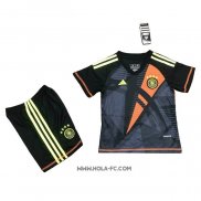 Camiseta Alemania Portero 2024 Nino Negro