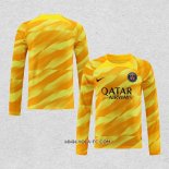 Camiseta Paris Saint-Germain Portero 2023-2024 Manga Larga Amarillo