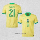 Camiseta Primera Brasil Jugador Endrick 2024