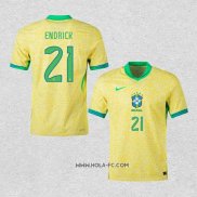 Camiseta Primera Brasil Jugador Endrick 2024