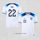 Camiseta Primera Inglaterra Jugador Pope 2022