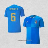 Camiseta Primera Italia Jugador Verratti 2022