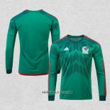 Camiseta Primera Mexico 2022 Manga Larga
