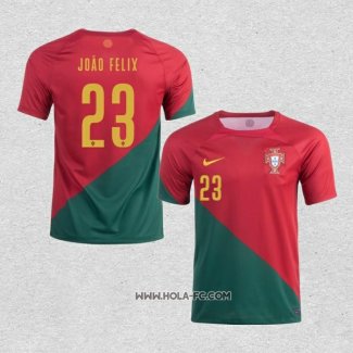 Camiseta Primera Portugal Jugador Joao Felix 2022