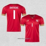 Camiseta Primera Serbia Jugador Dmitrovic 2022