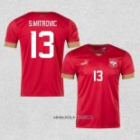 Camiseta Primera Serbia Jugador S.Mitrovic 2022