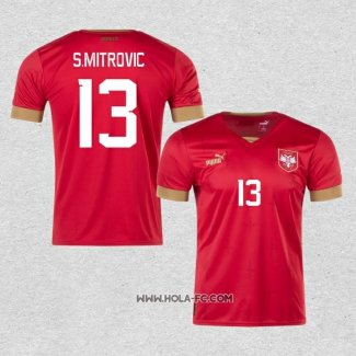 Camiseta Primera Serbia Jugador S.Mitrovic 2022