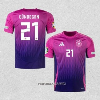 Camiseta Segunda Alemania Jugador Gundogan 2024