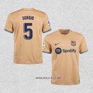 Camiseta Segunda Barcelona Jugador Sergio 2022-2023