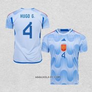 Camiseta Segunda Espana Jugador Hugo G. 2022