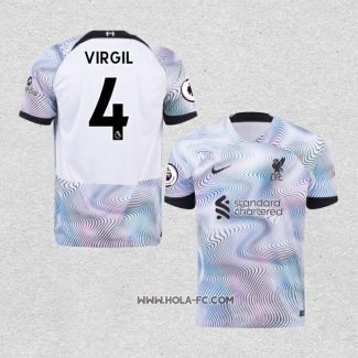 Camiseta Segunda Liverpool Jugador Virgil 2022-2023