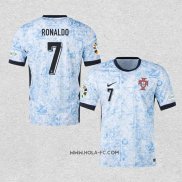 Camiseta Segunda Portugal Jugador Ronaldo 2024