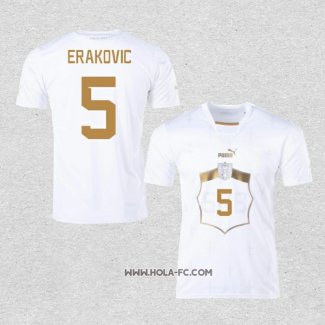 Camiseta Segunda Serbia Jugador Erakovic 2022