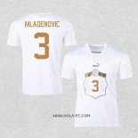 Camiseta Segunda Serbia Jugador Mladenovic 2022