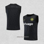 Camiseta de Entrenamiento Chelsea 2022-2023 Sin Mangas Negro