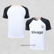 Camiseta de Entrenamiento Chelsea 2023-2024 Blanco