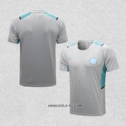 Camiseta de Entrenamiento Manchester City 2021-2022 Gris