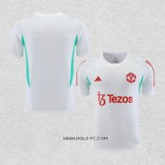 Camiseta de Entrenamiento Manchester United 2023-2024 Blanco