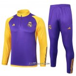 Chandal de Sudadera del Real Madrid 2023-2024 Nino Purpura