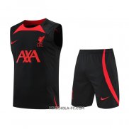 Chandal del Liverpool 2022-2023 Sin Mangas Negro