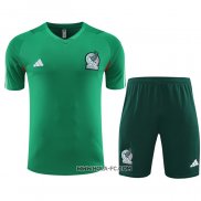 Chandal del Mexico 2023-2024 Manga Corta Verde - Pantalon Corto