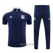 Conjunto Polo del Lyon 2022-2023 Azul