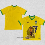 Tailandia Camiseta Brasil Pele Special 2022 Amarillo