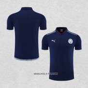 Camiseta Polo del Manchester City 2022-2023 Azul Marino