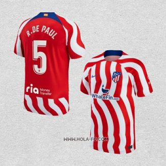 Camiseta Primera Atletico Madrid Jugador R.De Paul 2022-2023