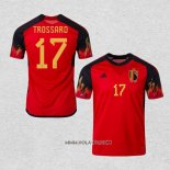 Camiseta Primera Belgica Jugador Trossard 2022