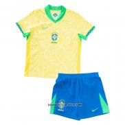 Camiseta Primera Brasil 2024 Nino