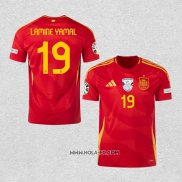 Camiseta Primera Espana Jugador Lamine Yamal 2024