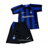 Camiseta Primera Inter Milan 2022-2023 Nino