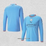 Camiseta Primera Manchester City 2022-2023 Manga Larga
