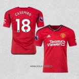 Camiseta Primera Manchester United Jugador Casemiro 2023-2024