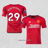Camiseta Primera Manchester United Jugador Wan-Bissaka 2023-2024