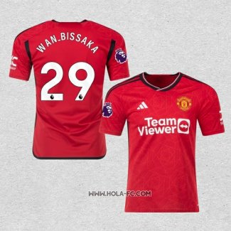 Camiseta Primera Manchester United Jugador Wan-Bissaka 2023-2024