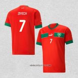 Camiseta Primera Marruecos Jugador Ziyech 2022