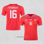 Camiseta Primera Suiza Jugador Fassnacht 2022