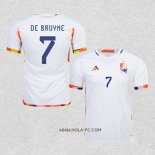 Camiseta Segunda Belgica Jugador De Bruyne 2022
