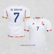 Camiseta Segunda Belgica Jugador De Bruyne 2022