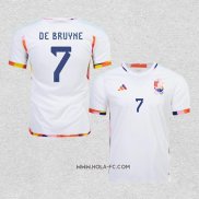 Camiseta Segunda Belgica Jugador De Bruyne 2022