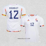 Camiseta Segunda Belgica Jugador Mignolet 2022